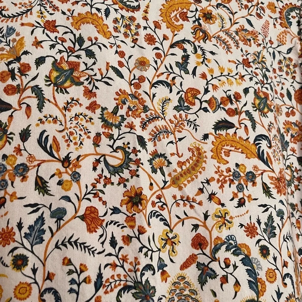 NWOT Old Navy Floral Tie-Front Dress in Orange Size XL Girls (14-16)
